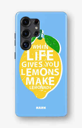 Samsung Galaxy S24 Ultra Tough Case – Lemon Quote - View 1