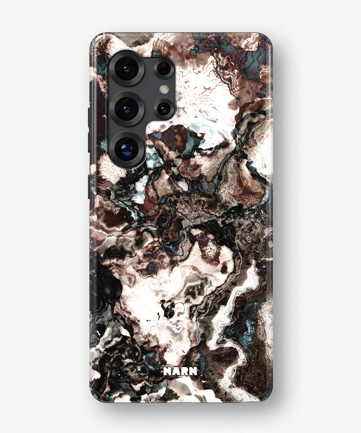 Samsung Galaxy S24 Ultra Tough Case – Marble Brown - View 1