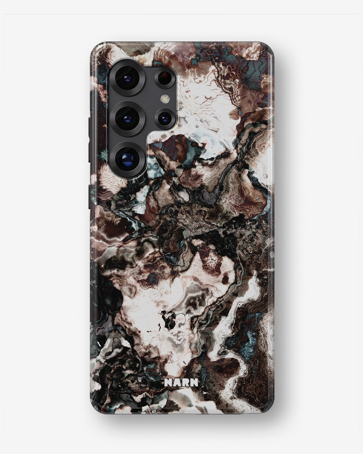 Samsung Galaxy S24 Ultra Tough Case – Marble Brown - View 1