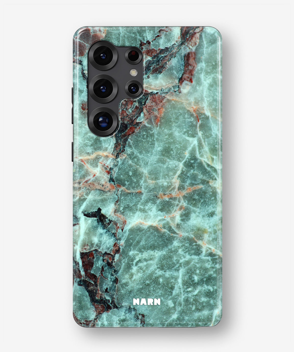 Samsung Galaxy S24 Ultra Tough Case – Green Marble - View 1