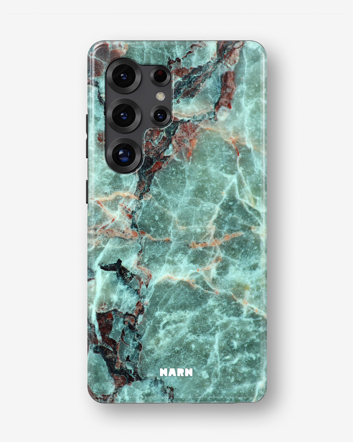 Samsung Galaxy S24 Ultra Tough Case – Green Marble - View 1
