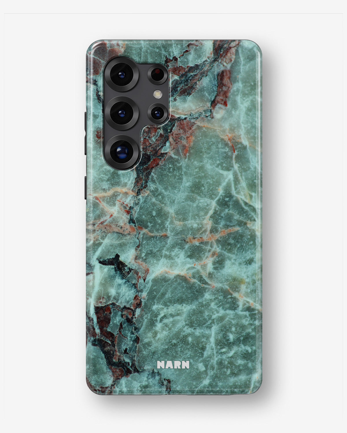 Samsung Galaxy S24 Ultra Tough Case – Green Marble - View 1