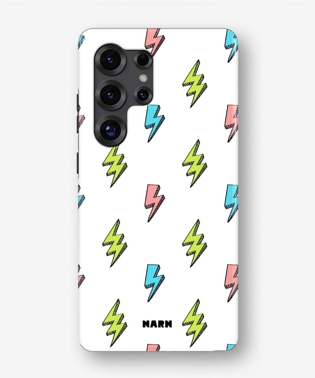 Samsung Galaxy S24 Ultra Tough Case – Lightning Bolts - View 1