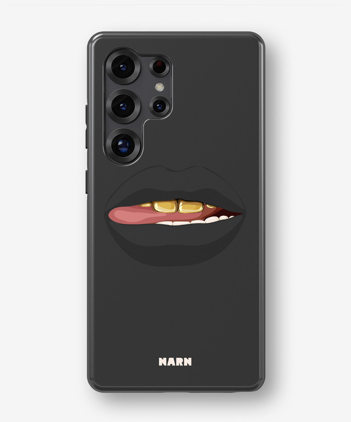 Samsung Galaxy S24 Ultra Tough Case – Golden Lips - View 1