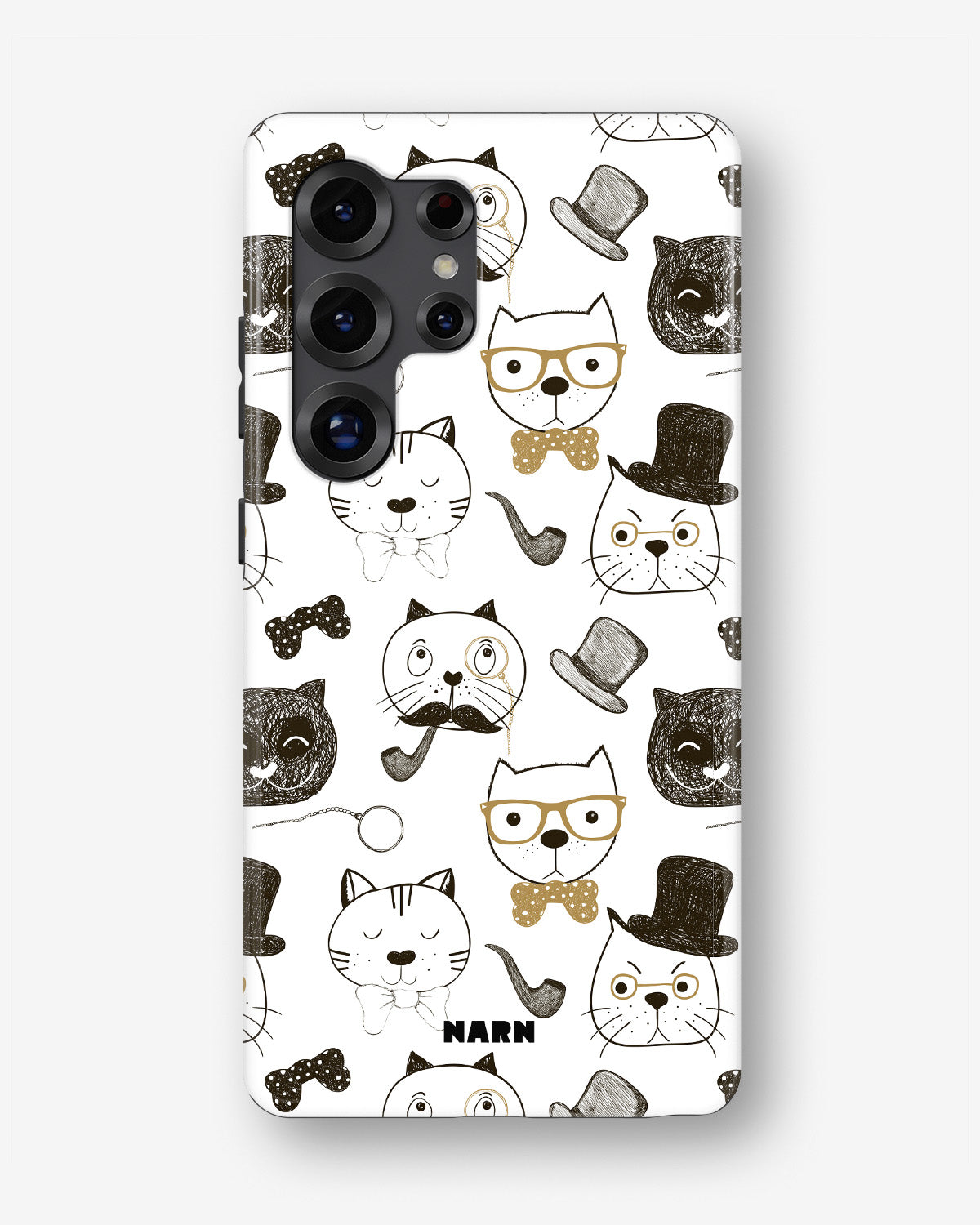 Samsung Galaxy S24 Ultra Tough Case – Cartoon Cats - View 1