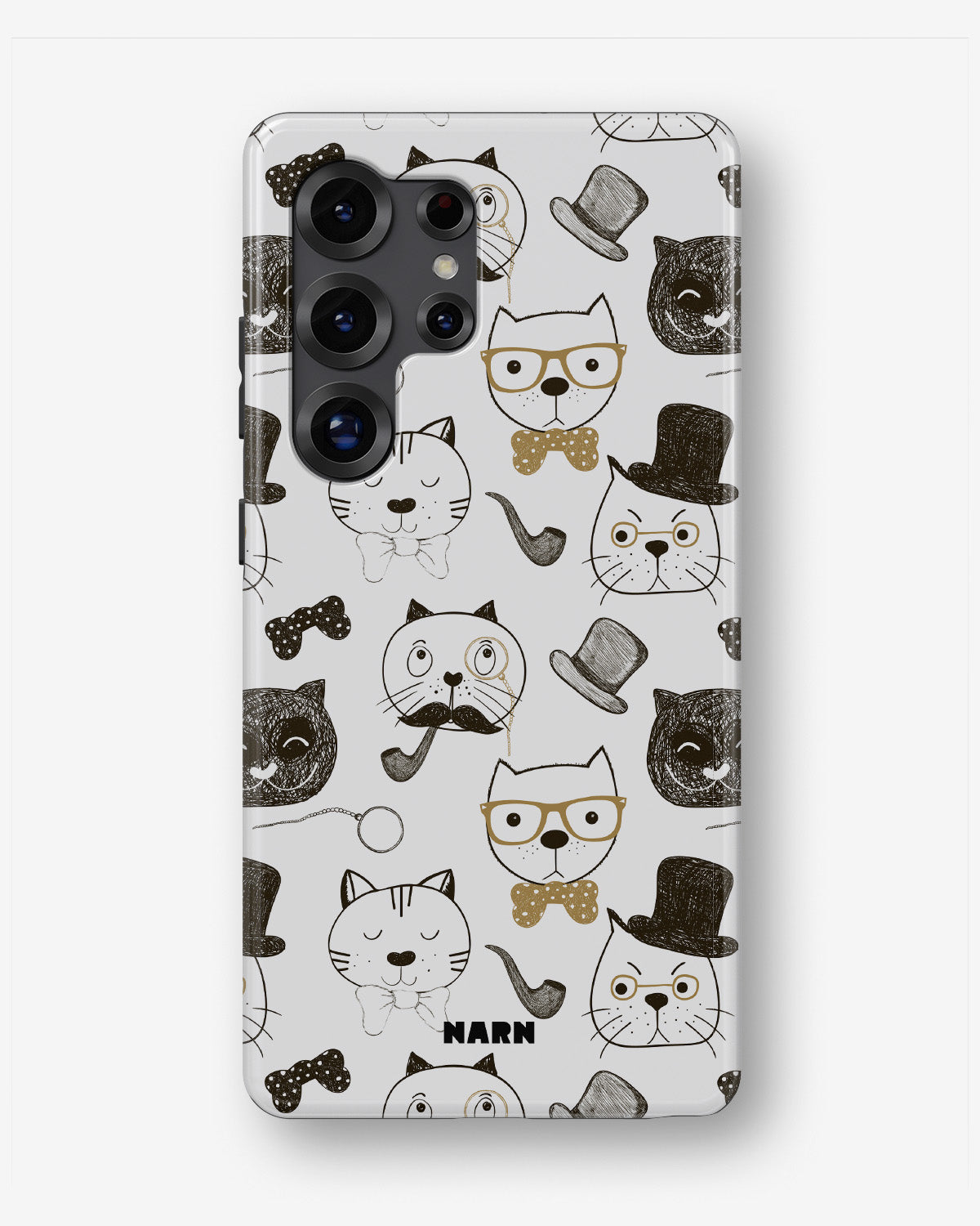 Samsung Galaxy S24 Ultra Tough Case – Cartoon Cats - View 1