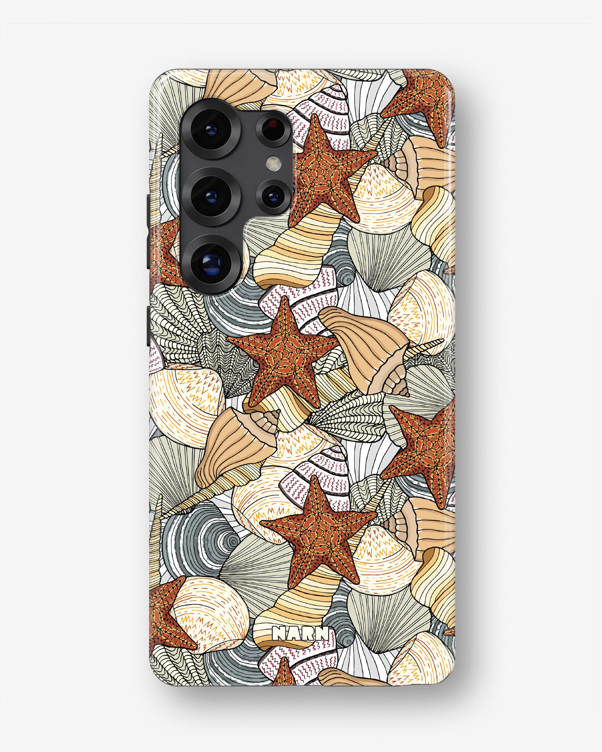 Samsung Galaxy S24 Ultra Tough Case – Sea Shells - View 1