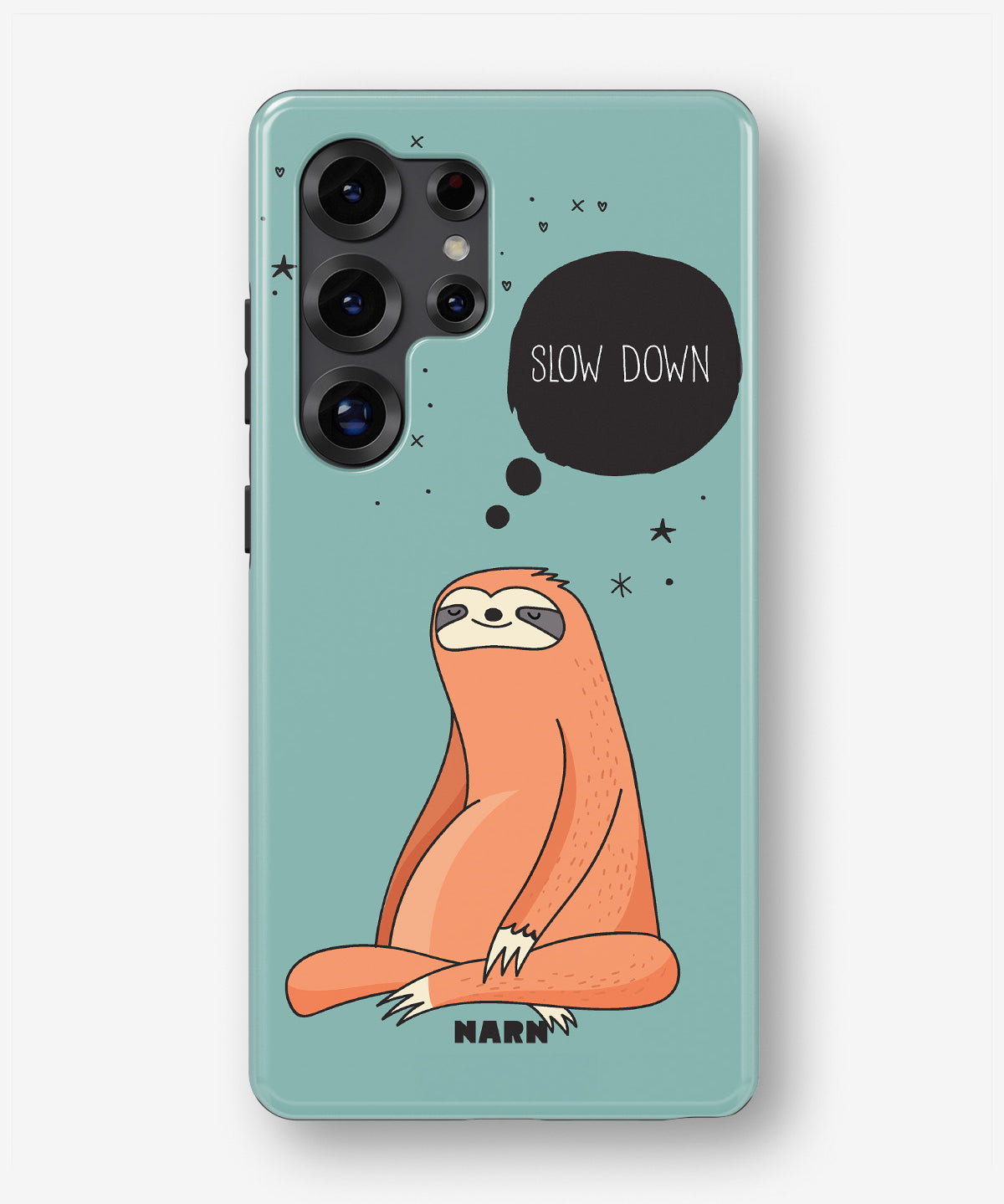 Samsung Galaxy S24 Ultra Tough Case – Slow Down Sloth - View 1
