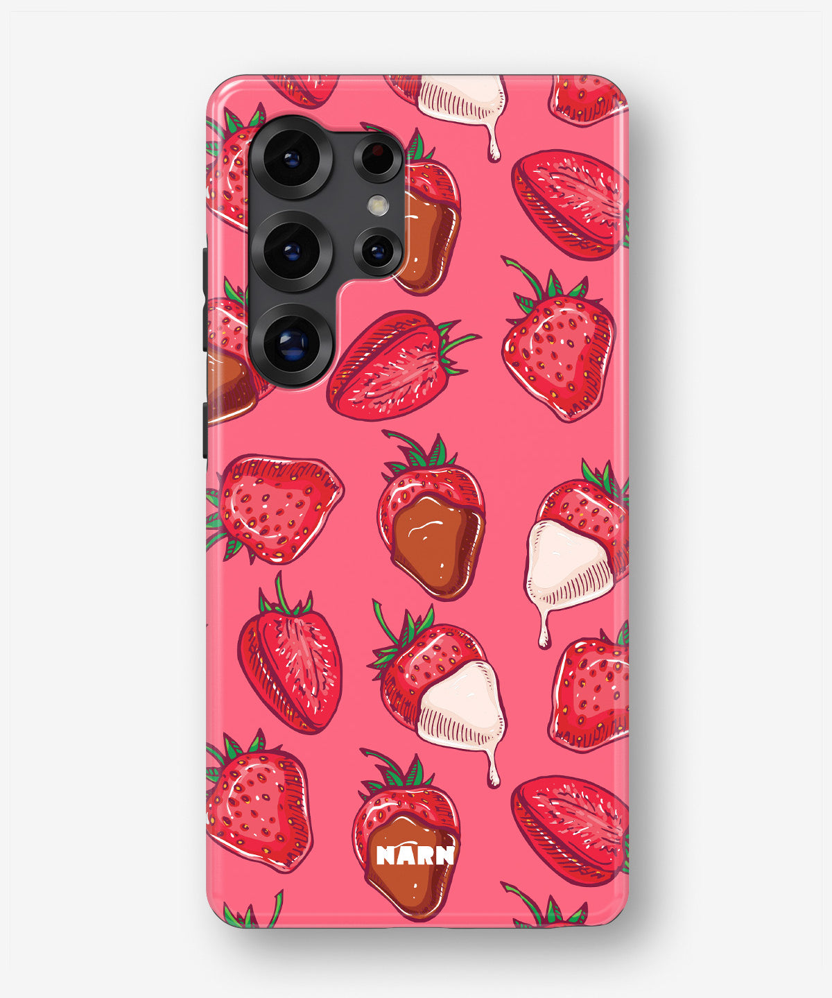 Samsung Galaxy S24 Ultra Tough Case – Strawberry Chocolate - View 1