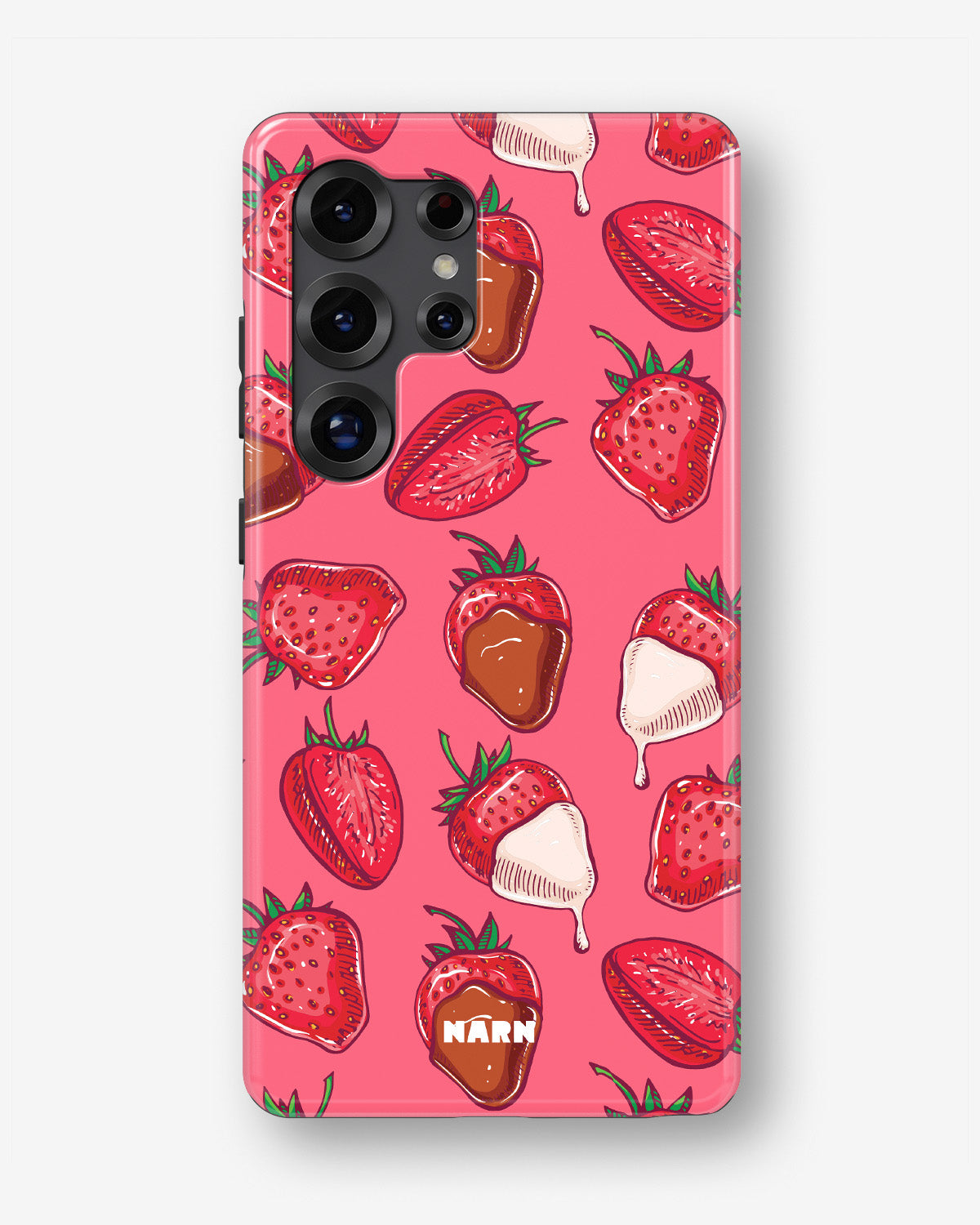 Samsung Galaxy S24 Ultra Tough Case – Strawberry Chocolate - View 1
