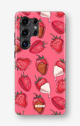 Samsung Galaxy S24 Ultra Tough Case – Strawberry Chocolate - View 1