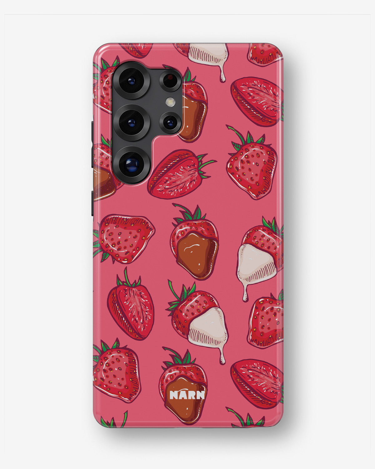 Samsung Galaxy S24 Ultra Tough Case – Strawberry Chocolate - View 1