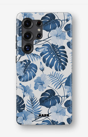 Samsung Galaxy S24 Ultra Tough Case – Blue Tropics - View 1