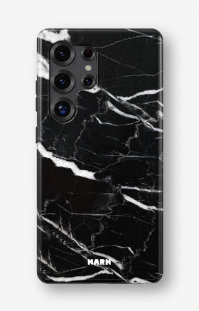 Samsung Galaxy S24 Ultra Tough Case – Black Marble - View 1