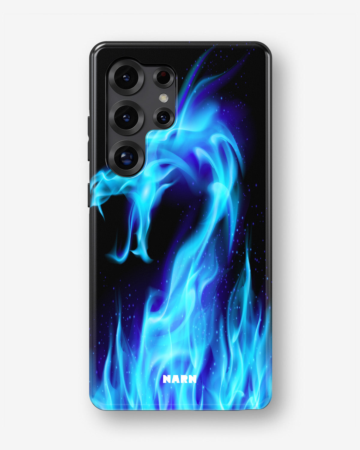 Samsung Galaxy S24 Ultra Tough Case – Blue Flames Dragon - View 1
