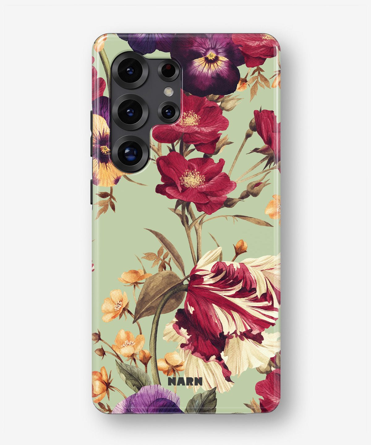 Samsung Galaxy S24 Ultra Tough Case – Pansy Pansy - View 1