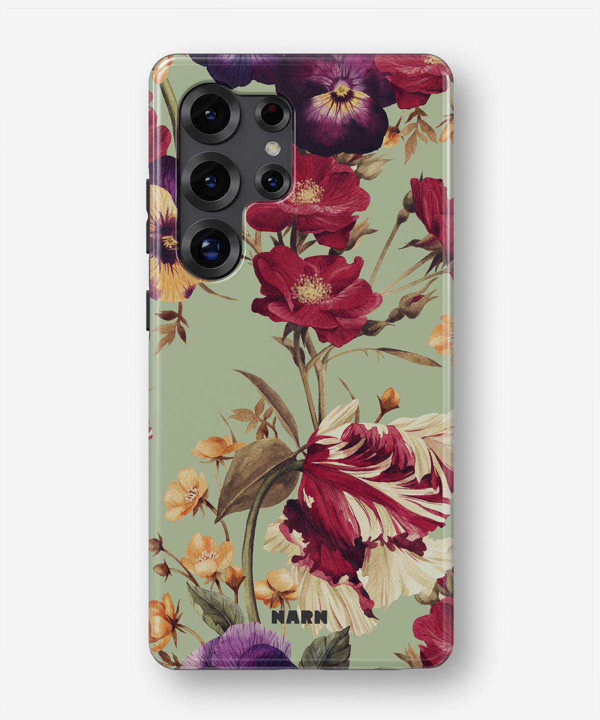 Samsung Galaxy S24 Ultra Tough Case – Pansy Pansy - View 1
