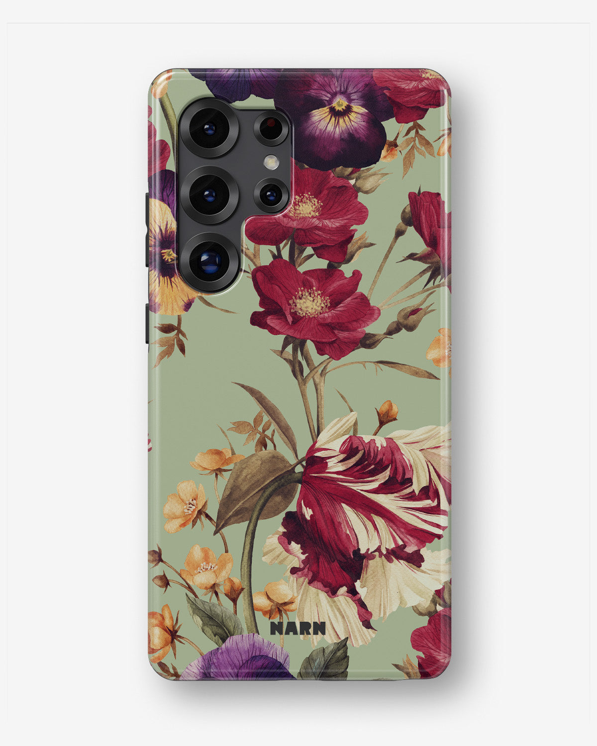 Samsung Galaxy S24 Ultra Tough Case – Pansy Pansy - View 1