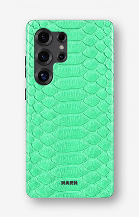 Samsung Galaxy S24 Ultra Tough Case – Turquoise Snake - View 1