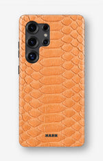 Samsung Galaxy S24 Ultra Tough Case – Orange Snake - View 1