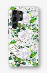 Samsung Galaxy S24 Ultra Tough Case – White Bloom - View 1