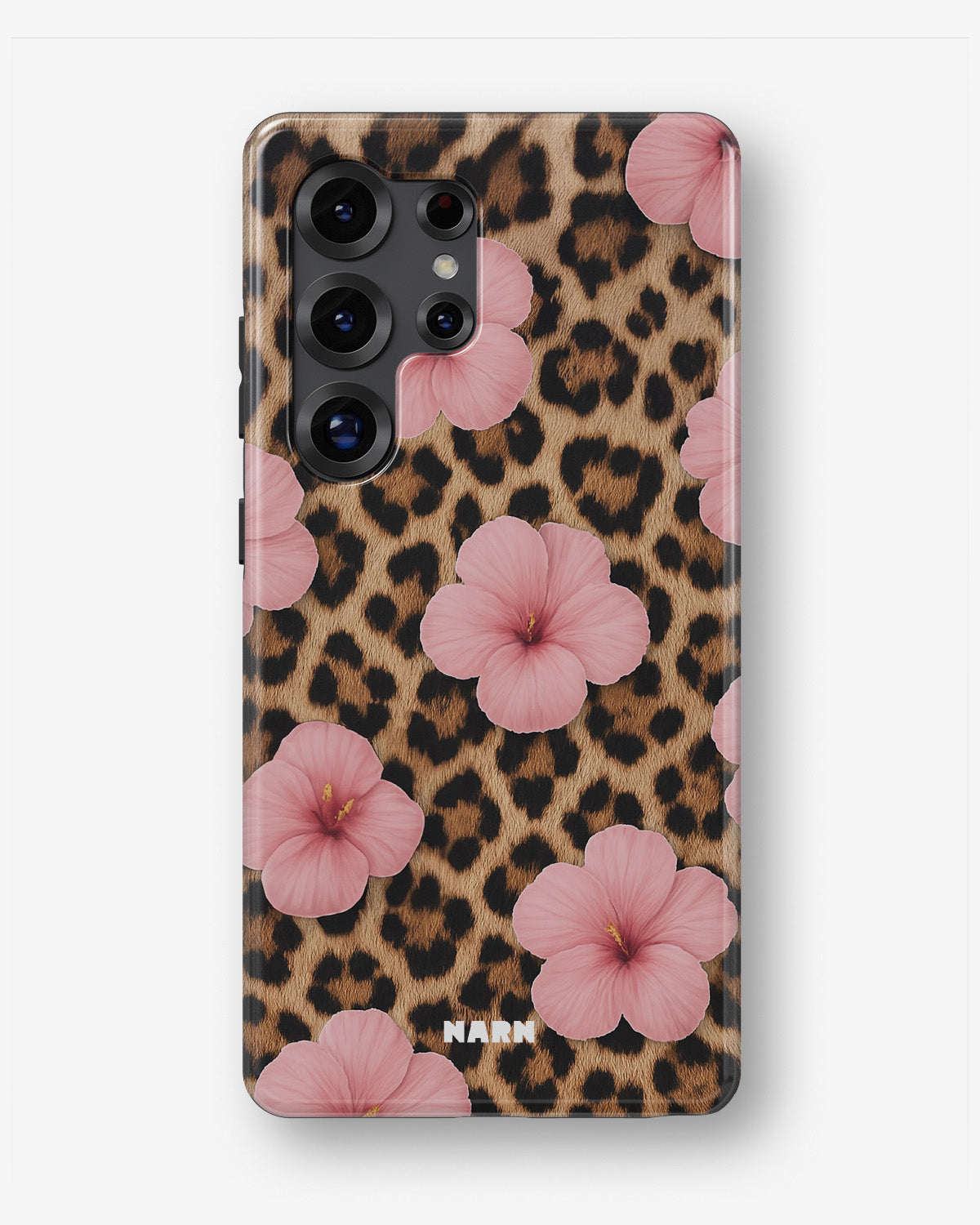 Samsung Galaxy S24 Ultra Tough Case – Leopard Flower - View 1
