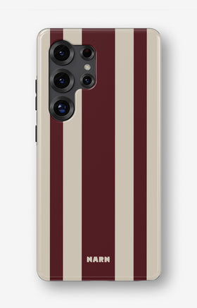 Samsung Galaxy S24 Ultra Tough Case – Bordeaux Stripe - View 1