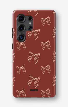 Samsung Galaxy S24 Ultra Tough Case – Cherry Bows - View 1