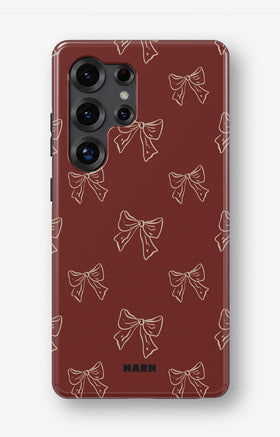 Samsung Galaxy S24 Ultra Tough Case – Cherry Bows - View 1