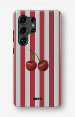 Samsung Galaxy S24 Ultra Tough Case – Cherry Stripes - View 1