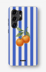 Samsung Galaxy S24 Ultra Tough Case – Orange Stripes - View 1