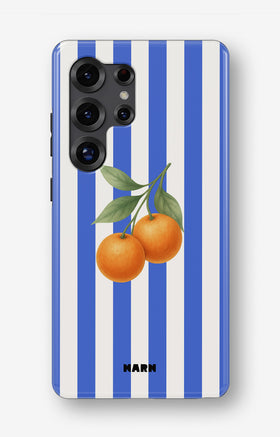 Samsung Galaxy S24 Ultra Tough Case – Orange Stripes - View 1
