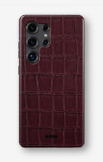 Samsung Galaxy S24 Ultra Tough Case – Rouge Croc - View 1