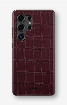 Samsung Galaxy S24 Ultra Tough Case – Rouge Croc - View 1