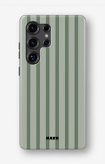 Samsung Galaxy S24 Ultra Tough Case – Sage Stripes - View 1