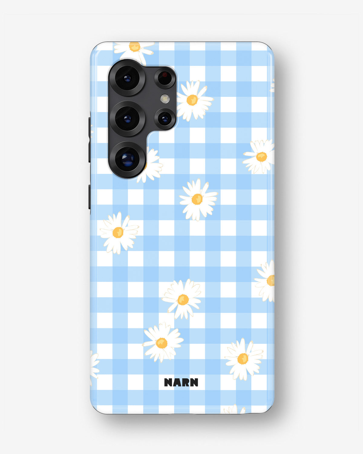 Samsung Galaxy S24 Ultra Tough Case – Blue Daisies - View 1