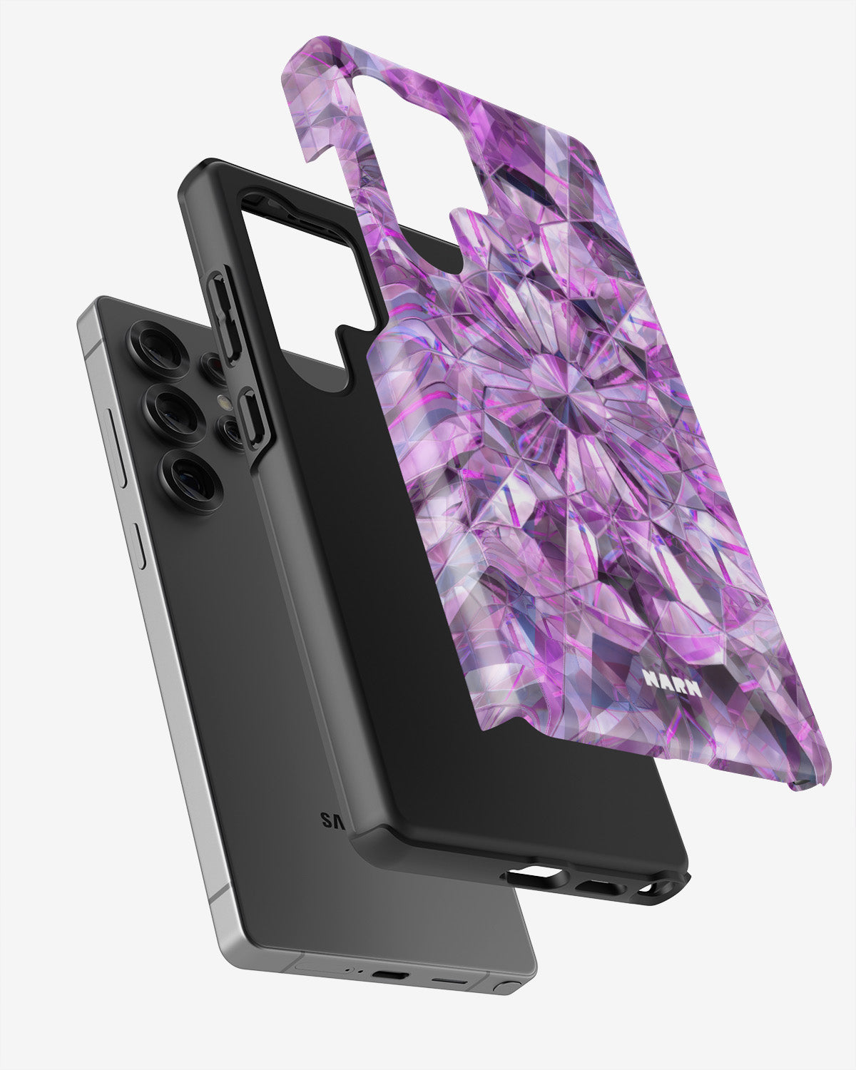 Samsung Galaxy S24 Ultra Tough Case – Lavender Crystals - View 2