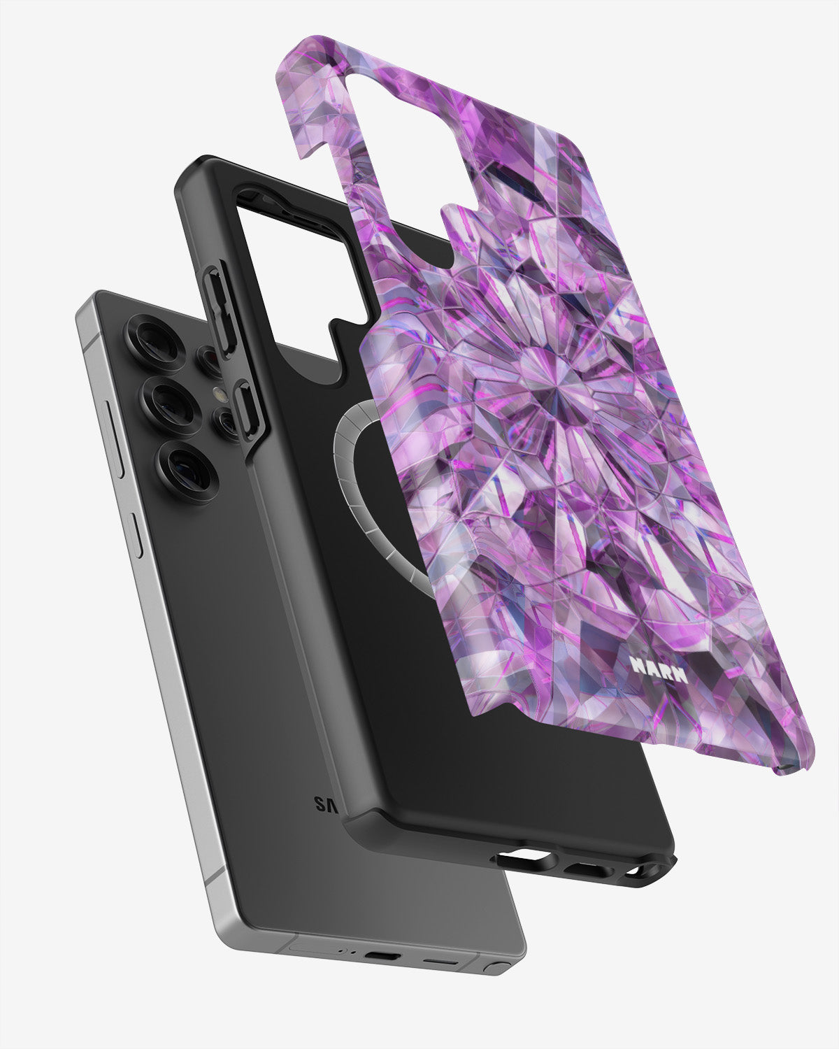 Samsung Galaxy S24 Ultra Tough Case – Lavender Crystals - View 2