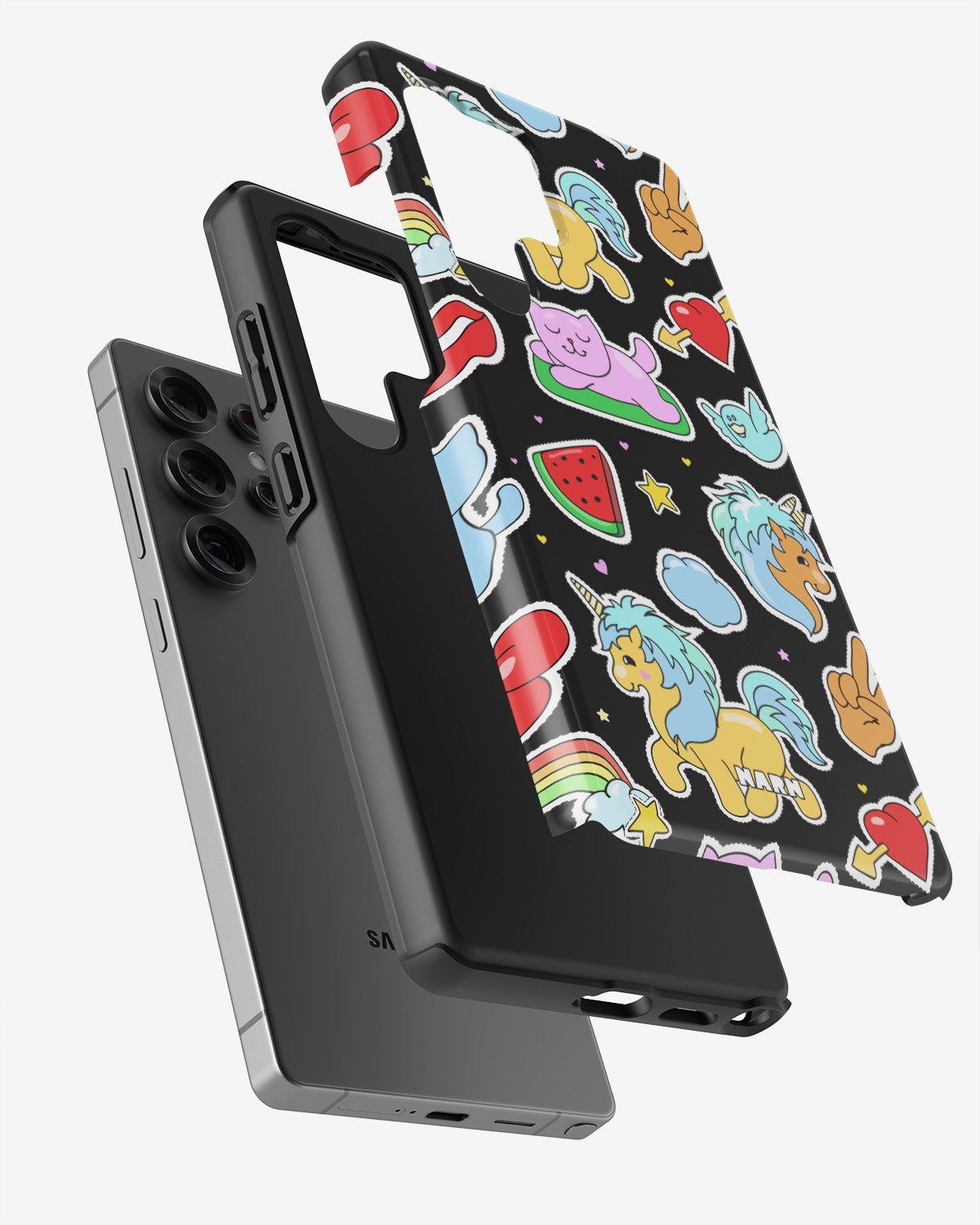 Samsung Galaxy S24 Ultra Tough Case – Cute Stickers - View 2