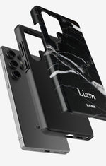 Samsung Galaxy S24 Ultra Tough Case – Custom - Black Marble - View 2