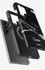 Samsung Galaxy S24 Ultra Tough Case – Custom - Black Marble - View 2