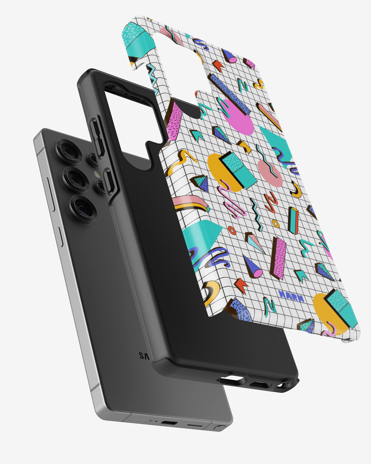 Samsung Galaxy S24 Ultra Tough Case – 80s Memphis - View 2