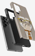 Samsung Galaxy S24 Ultra Tough Case – Hipster Ostrich - View 2