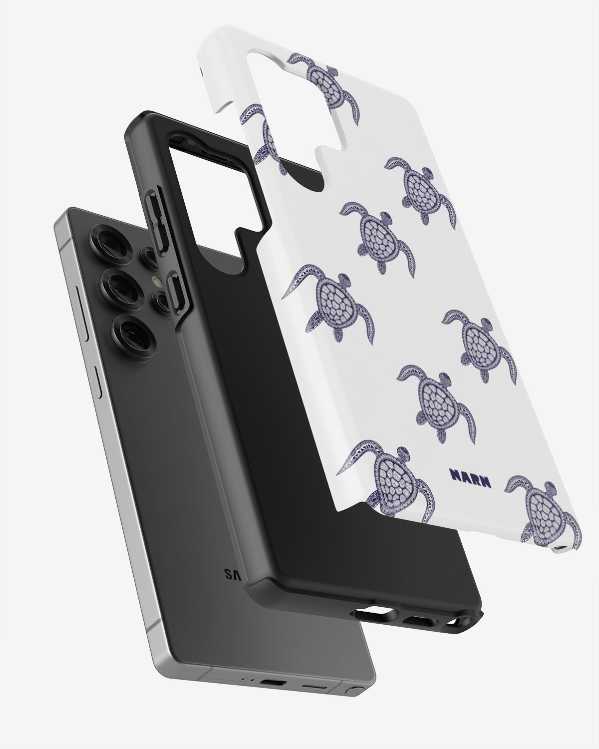 Samsung Galaxy S24 Ultra Tough Case – Blue Turtles - View 2