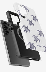 Samsung Galaxy S24 Ultra Tough Case – Blue Turtles - View 2