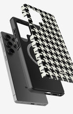 Samsung Galaxy S24 Ultra Tough Case – Houndstooth - View 2