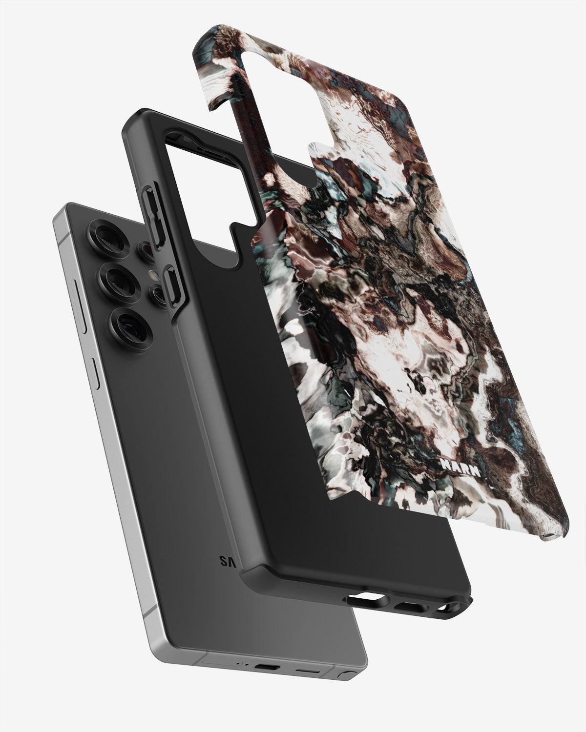 Samsung Galaxy S24 Ultra Tough Case – Marble Brown - View 2