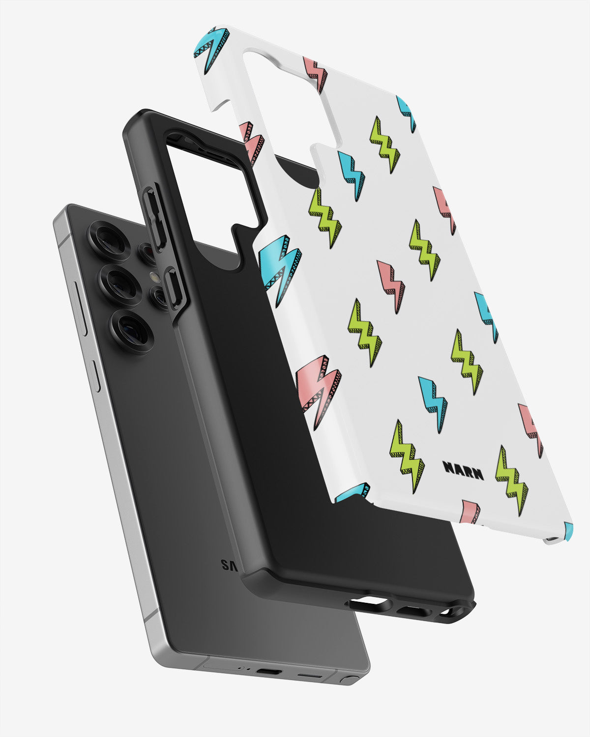 Samsung Galaxy S24 Ultra Tough Case – Lightning Bolts - View 2