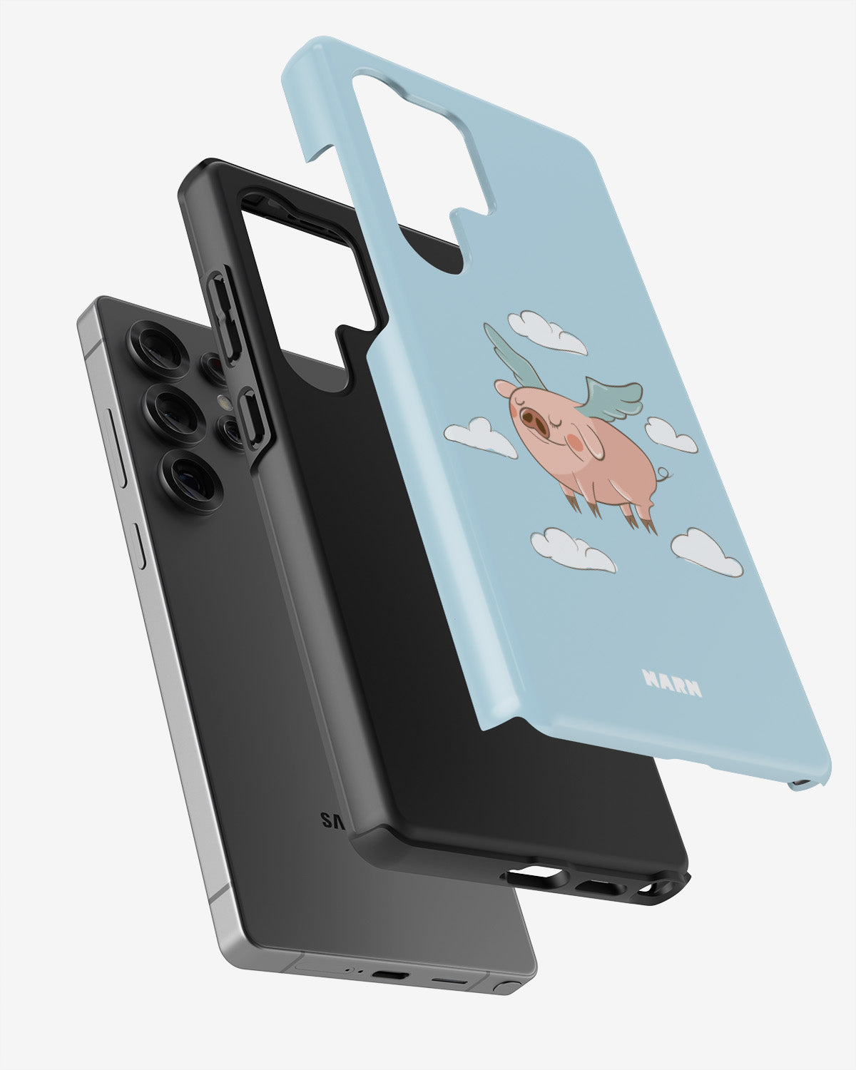 Samsung Galaxy S24 Ultra Tough Case – Dreamy Pig - View 2