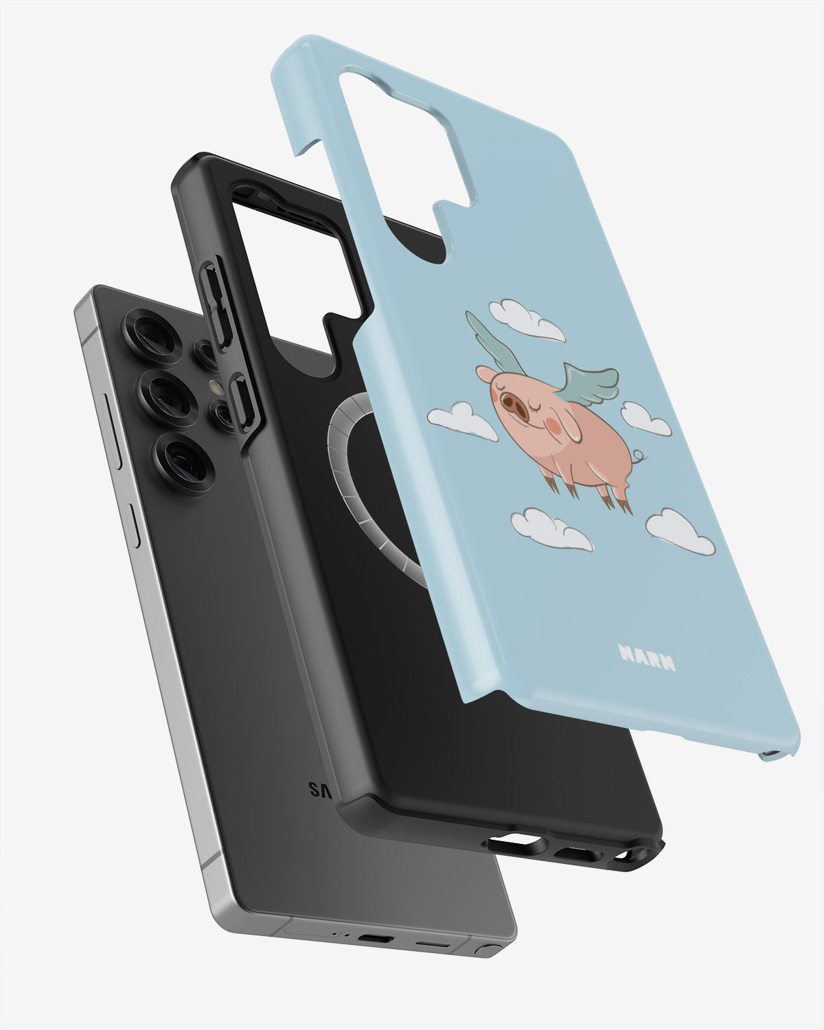 Samsung Galaxy S24 Ultra Tough Case – Dreamy Pig - View 2